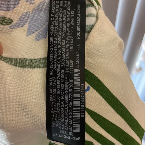 Zara floral open back dress - Picture 7 of 9